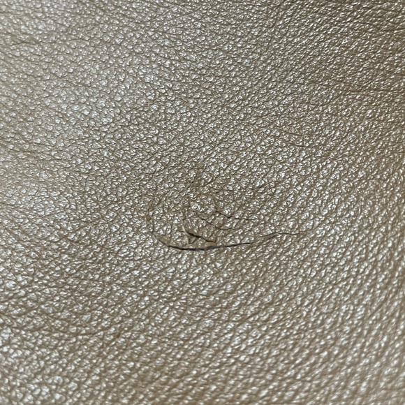 Vintage INC soft tan leather blazer, M petite - Picture 9 of 9